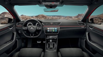 Skoda Superb Sportline interior dashboard