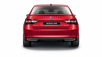 Skoda Superb Sportline rear