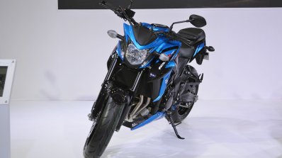 Suzuki GSX-S750 front at 2018 Auto Expo