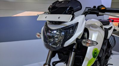 TVS Apache RTR 200 Fi Ethanol headlight at 2018 Auto Expo
