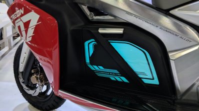 TVS Creon Concept battery at 2018 Auto Expo