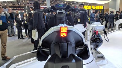 TVS Creon Concept tail light at 2018 Auto Expo