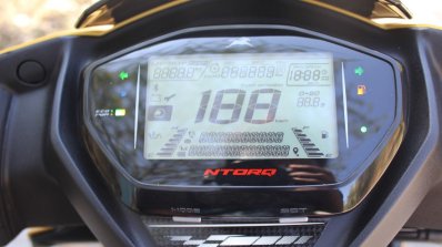 TVS Ntorq 125 instrument cluster first ride review