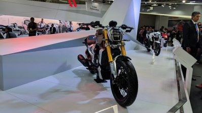 TVS Zeppelin Concept front right quarter at 2018 Auto Expo