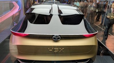 Tata 45X concept rear elevated view at Auto Expo 2018
