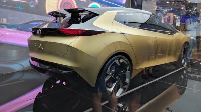 Tata 45X concept rear three quarters at Auto Expo 2018