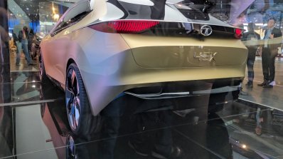 Tata 45X concept rear three quarters left side at Auto Expo 2018