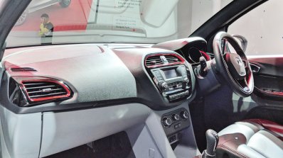 Tata Tiago JTP interior at Auto Expo 2018