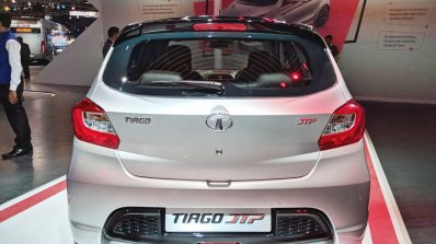 Tata Tiago JTP rear at Auto Expo 2018
