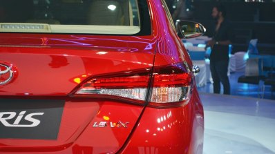 Toyota Yaris tail lamp at Auto Expo 2018