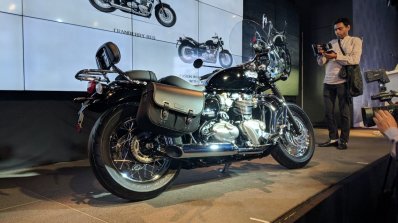 Triumph Bonneville Speedmaster Highway Kit India launch rear right quarter