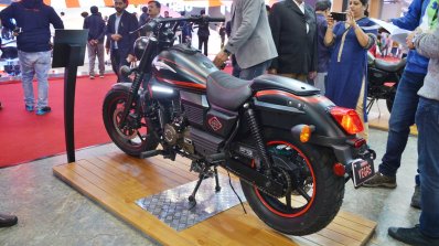 UM Renegade Sports S Vegas Edition rear left quarter at 2018 Auto Expo