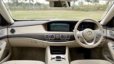 2018 Mercedes-Benz S-Class review test drive dashboard