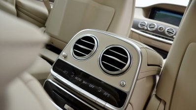 2018 Mercedes-Benz S-Class review test drive rear AC vents