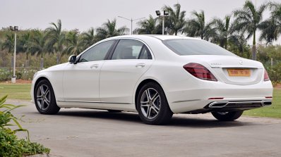 2018 Mercedes-Benz S-Class review test drive rear angle view