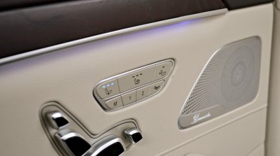 2018 Mercedes-Benz S-Class review test drive rear seat controls