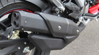 2018 TVS Apache RTR 160 4V First ride review exhaust