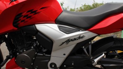 2018 TVS Apache RTR 160 4V First ride review side panel