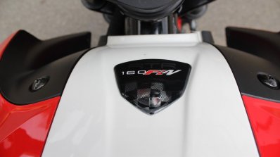 2018 TVS Apache RTR 160 4V First ride review tank badging