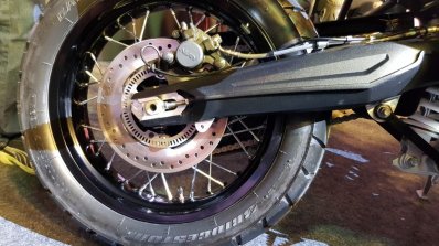 2018 Triumph Tiger 800 XCx India launch rear wheel