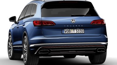 2018 VW Touareg rear three quarters