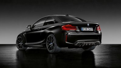 BMW M2 Coupe Edition Black Shadow rear three quarters