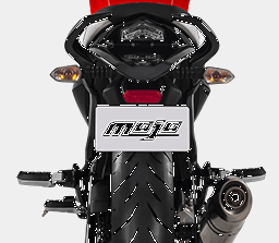Mahindra Mojo UT300 Red press rear
