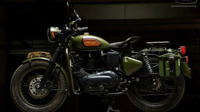 Royal Enfield Electra 'Johnnie' by Eimor customs left side