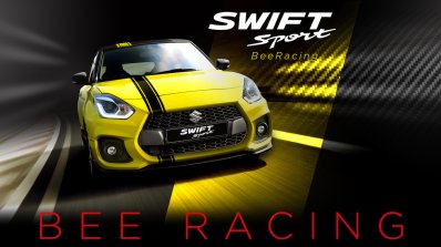 Suzuki Swift Sport Beeracing front dynamic
