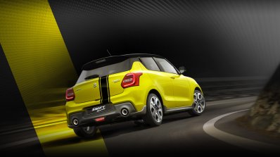 Suzuki Swift Sport Beeracing rear three quarters