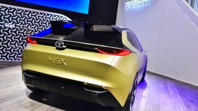 Tata 45X concept rear at 2018 Geneva Motor Show