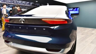 Tata EVision concept rear at 2018 Geneva Motor Show