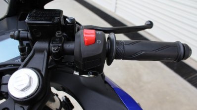 Yamaha YZF-R15 v3.0 track ride review right switchgear