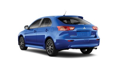 2017 Mitsubishi Lancer Sportback rear three quarters