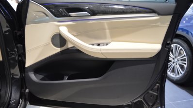 2018 BMW X3 Black Sapphire door panel