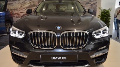2018 BMW X3 Black Sapphire front