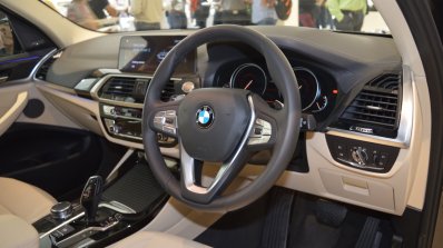 2018 BMW X3 Black Sapphire interior dashboard