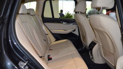 2018 BMW X3 Black Sapphire rear seat