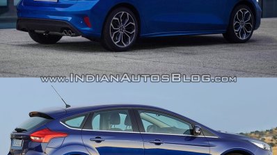 2018 Ford Focus vs 2014 Ford Focus right side
