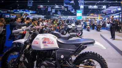 Custom Royal Enfield Himalayan at 2018 Bangkok Motor Show left side