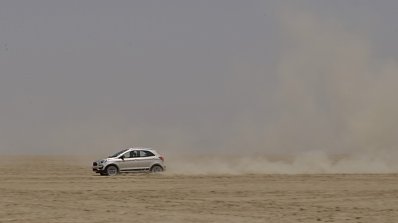 Ford Freestyle review action shot far