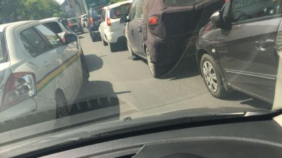 Hyundai AH2 (Next-gen Hyundai Santro) rear three quarters spy photo