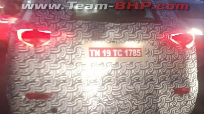 Mahindra S201 (SsangYong Tivoli based SUV) spied with production tail lamps
