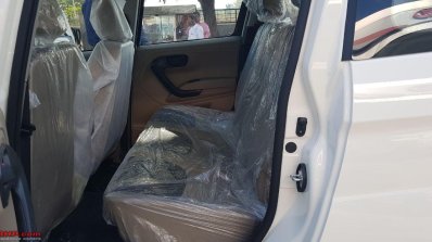 Mahindra TUV300 Plus entry level trim second row seats