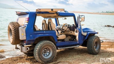 Mahindra Thar Wanderlust rear three quarters