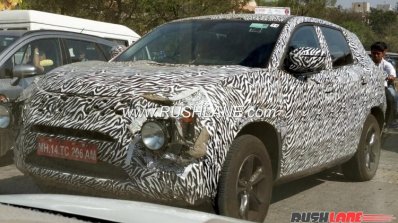 Production Tata H5X exterior spy photo