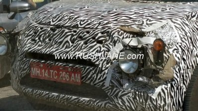 Production Tata H5X front fascia spy shot