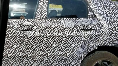 Production Tata H5X left side spy shot
