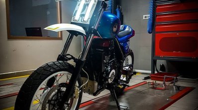 Royal Enfield Himalayan D-71 Fiddler by Bulleteer Customs front angle