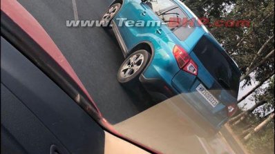 Suzuk Vitara rear three quarters left side spy shot India